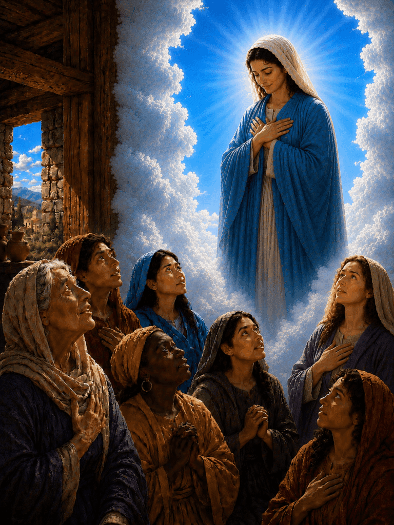 Elizabeth is filled with the Holy Spirit