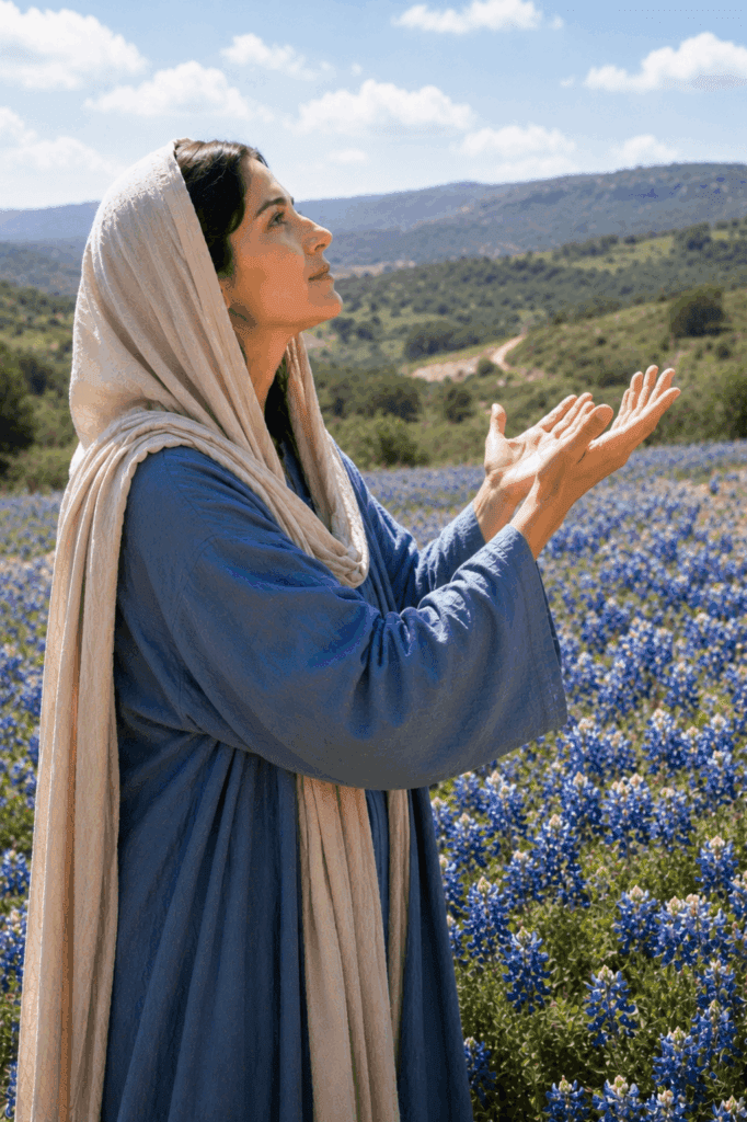 Elizabeth honors Mary as the Mother of her Lord