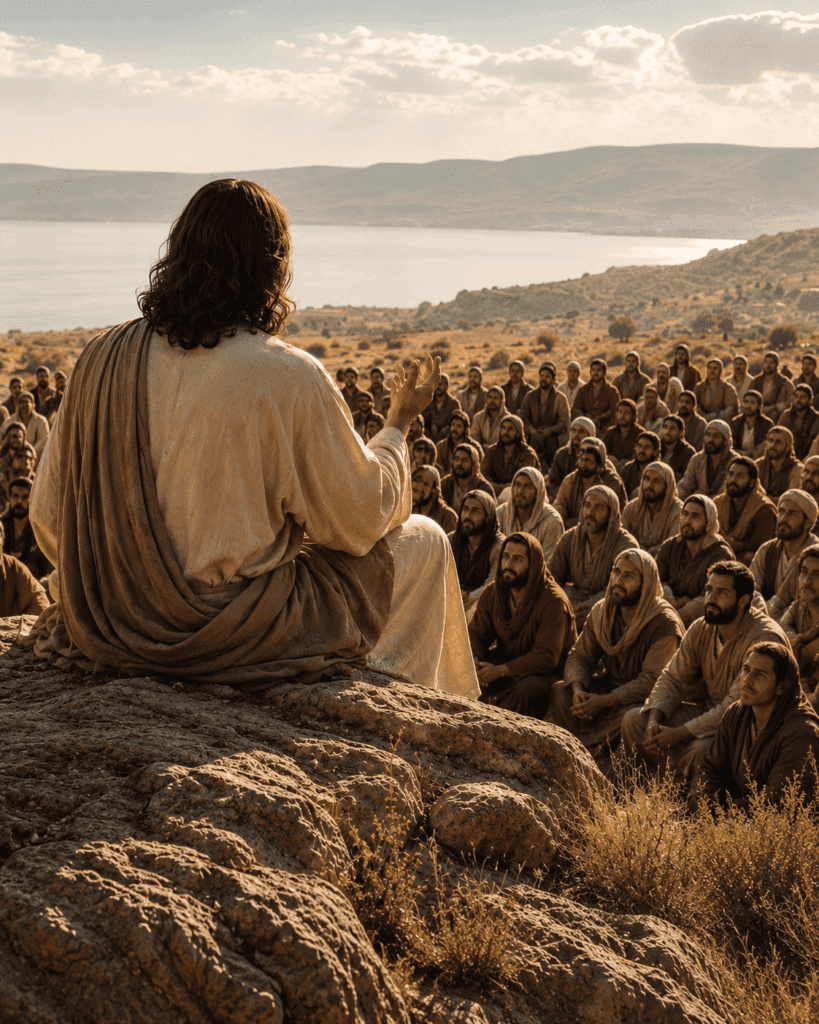 Third Luminous Mystery of the Rosary. Jesus proclaims that the Kingdom of God is at hand and calls the people to repentance and faith.