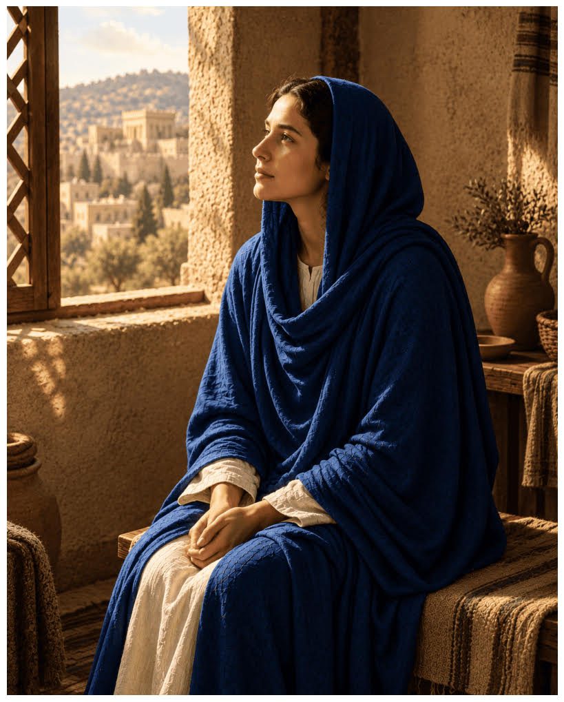 Fifth Joyful Mystery: Mary pondered all these things in her heart after finding Jesus in the Temple.