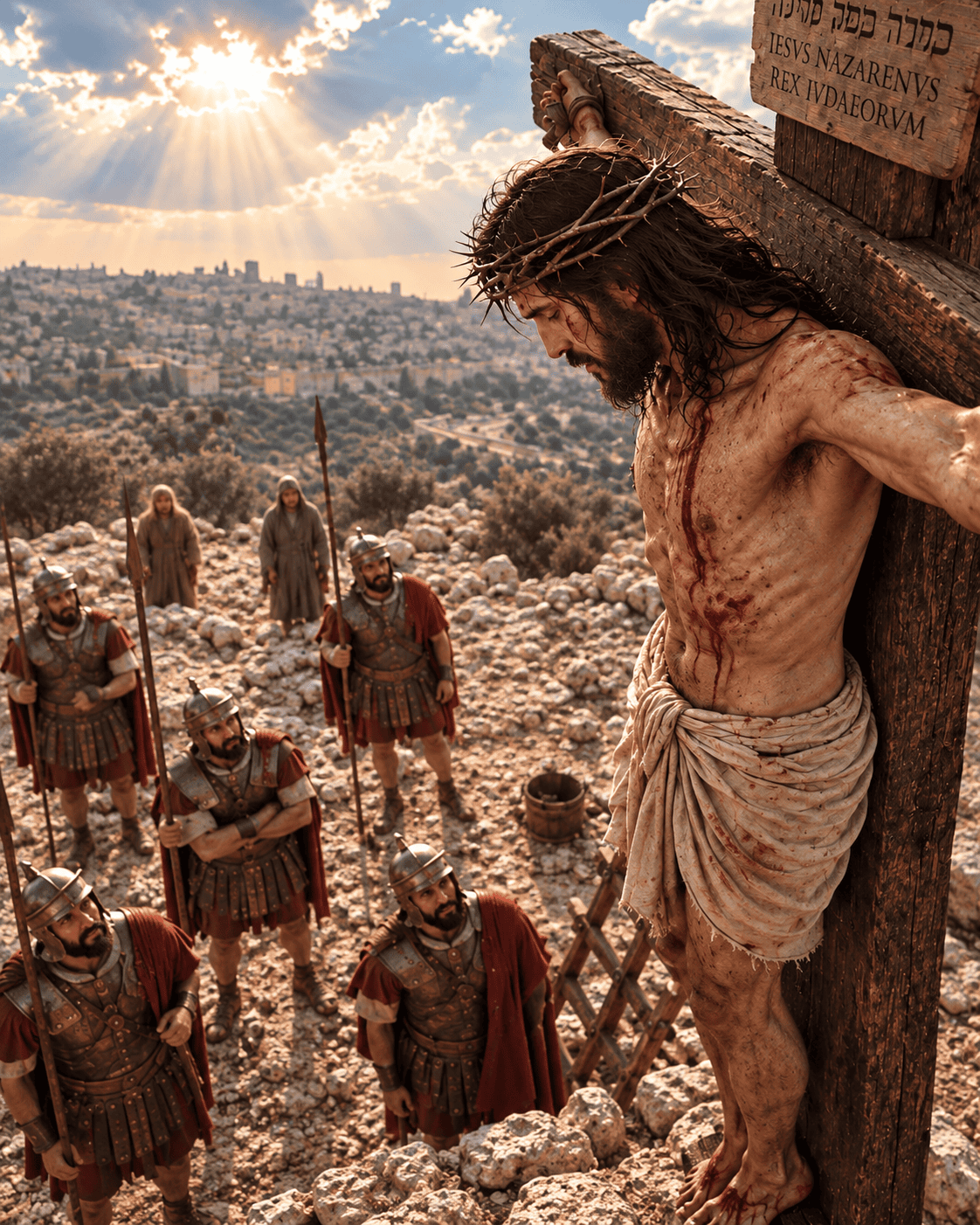 Jesus prays from the cross, “Father, forgive them, for they do not know what they do.”